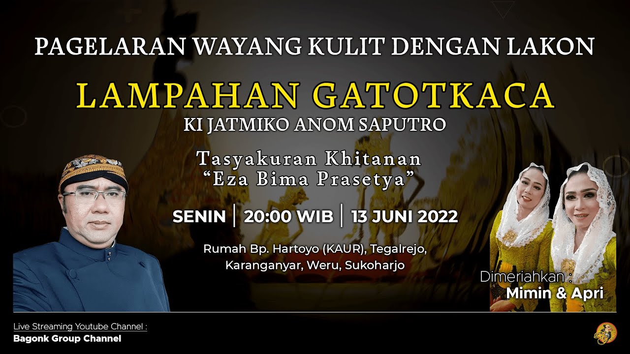 🔴 LIVE WAYANG KULIT KI JATMIKO ANOM SAPUTRO 