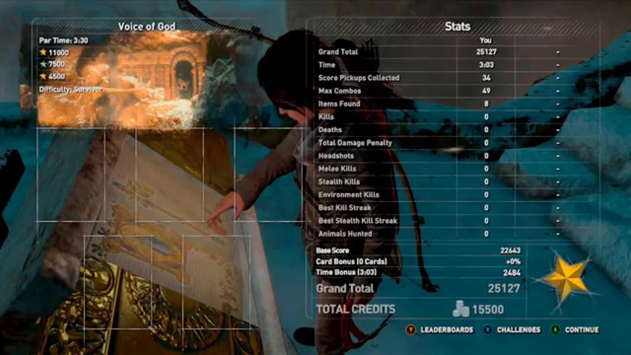 Tomb Raider - Voice of God Gold - No card bonus