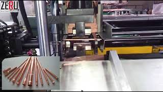 Automatic single-head double-station pipe end machine: copper pipe flaring