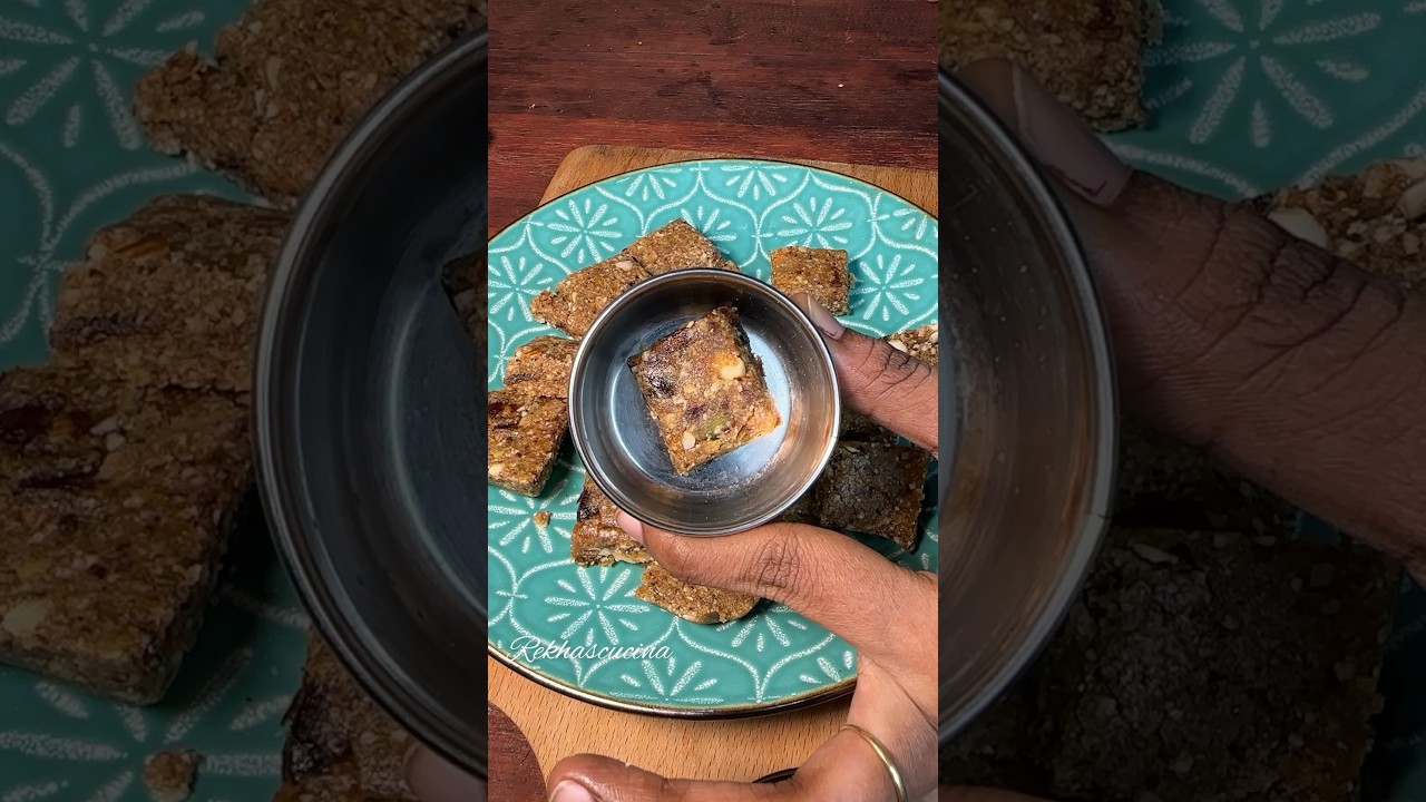 Nuts bar | kids snack recipe | 