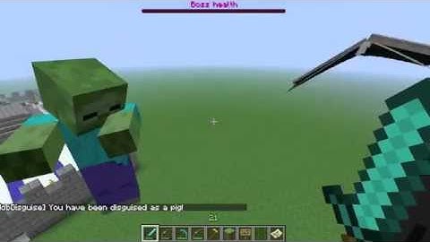 Minecraft Featured Plugin - Mob Disguise- Turn into any mob!