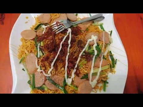 Video: Salad Mì ăn Liền: Công Thức Nấu ăn Từng Bước Có ảnh Và Video