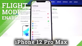 How To Activate Flight Mode On Iphone 12 Pro Max Disable Connection