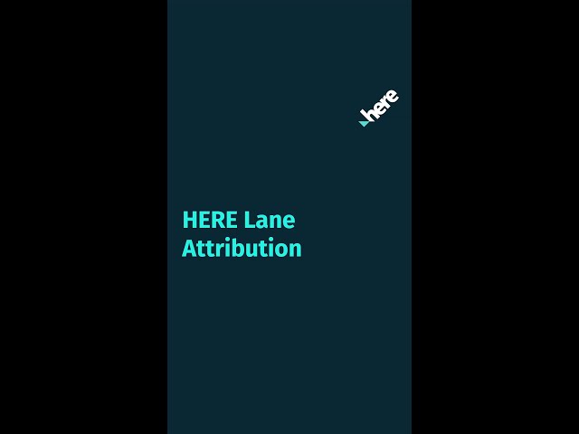 HERE Lane Attribution