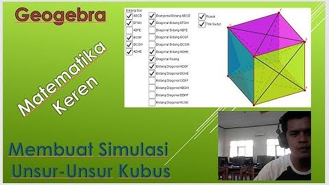 Unsur Unsur Kubus dengan Geogebra