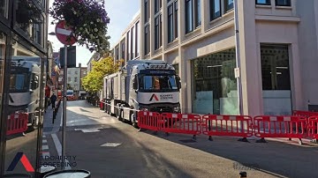Laser Guided Screed Robot | 300m2 EB5 Rapid Drying Screed | Chatham Street |  | B Doherty Screeding