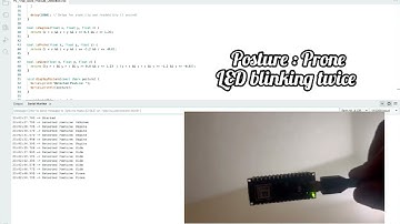 Posture detection using IMU sensor[Arduino Nano BLE sense 33]