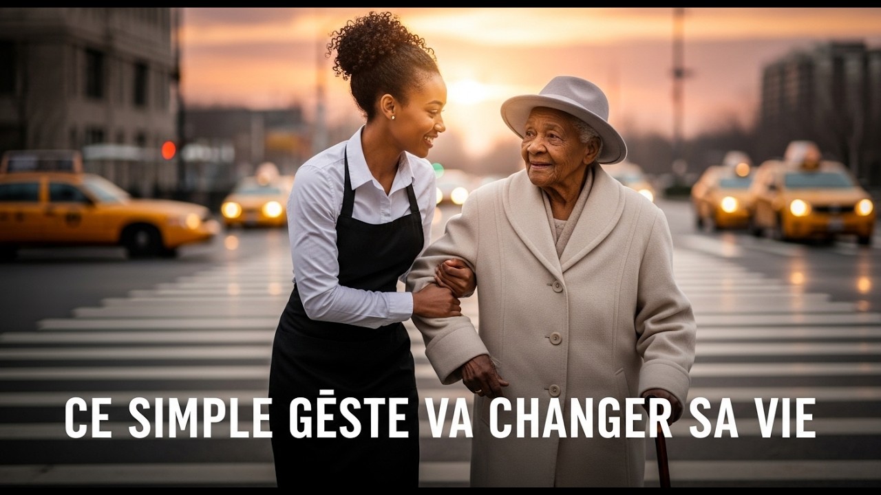 Une PAUVRE fille aide une vieille dame à traverser la rue… sans savoir que c'est la mère d'un RICHE