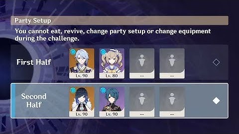 Spiral Abyss 2.8 Floor 12 Monohydro Duo Continuous Clear (Ayato Barbara / Yelan Xingqiu)