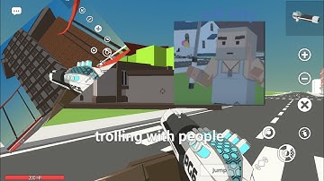 Simple Sandbox 2 trolling players and destroy builds