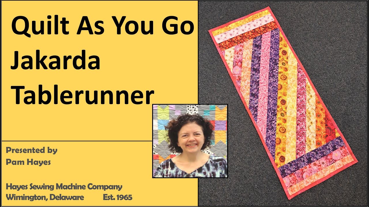 Quilt As You Go Table Runner Jakarta Kits