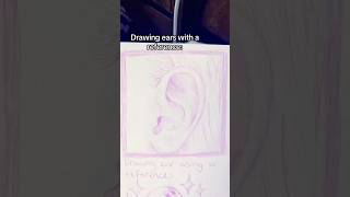 Drawing ears with reference vs memory