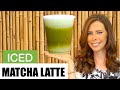 Iced matcha latte recipe  triple layered