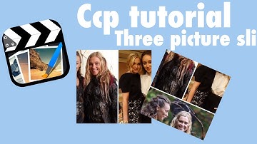 Ccp tutorial: Three picture slide