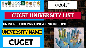 How many universities are Participating in CUCET || CUECT 2022 UNIVERSITY LIST #cucet_update