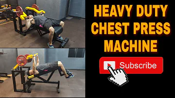 How i made chest press machine gym equipment