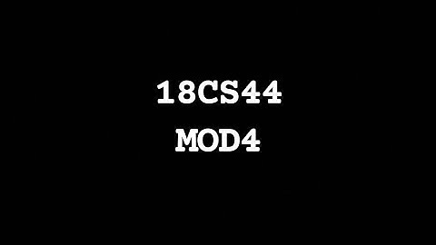 18CS44 MODULE 4 MICROCONTROLLER AND EMBEDDED SYSTEM (MC&ES) | VTU 4th SEM CSE