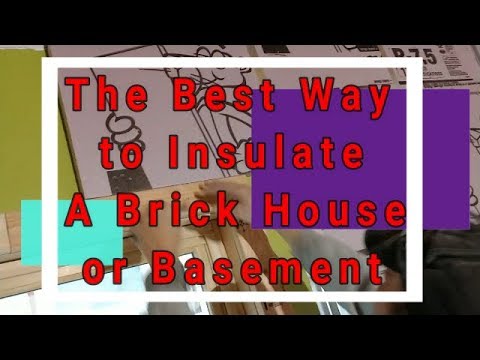 Video: Insulation of brick walls from the inside with your own hands