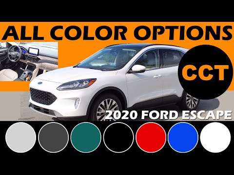 Video: Hvad er farverne til Ford Escape i 2020?