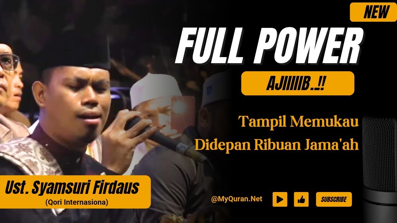 Ust. Syamsuri Firdaus (QORI INTERNASIONAL) GEBYAR MUHARRAM 1446 H PP ADDAHLAANIYYAH HBT SOREANG