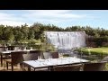Озеро и водопад в отеле где остановился Юрий Моша США Лас-Вегас