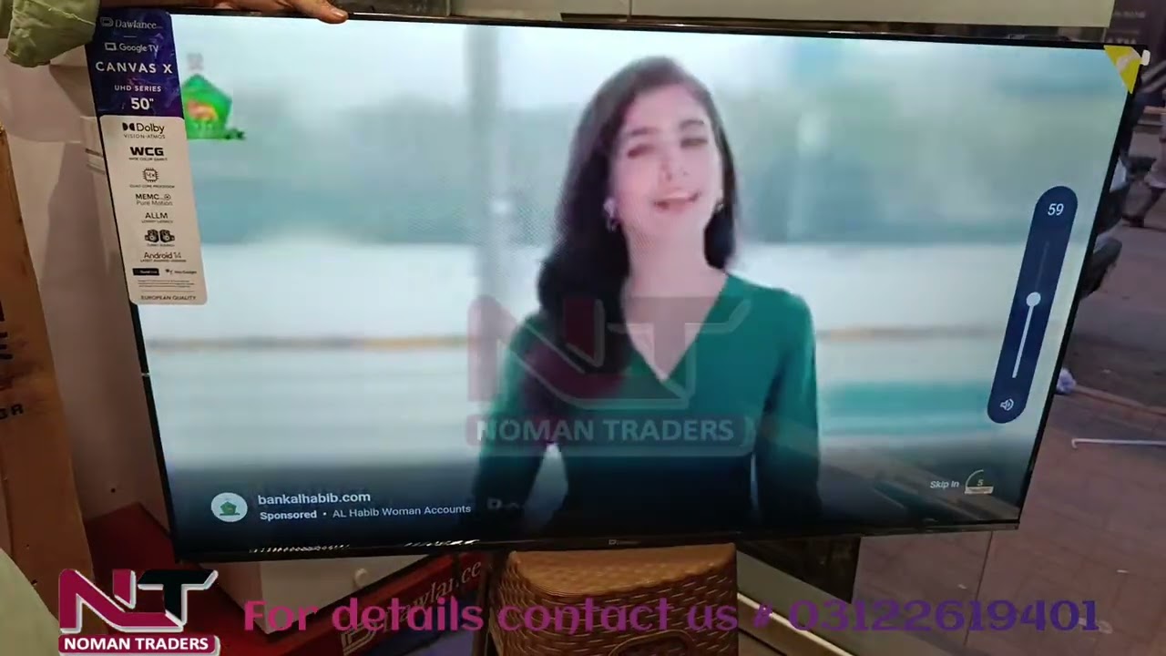 unboxing #Dawlance LED Tv 4K UHD 50 canvas x Google tv - 2026