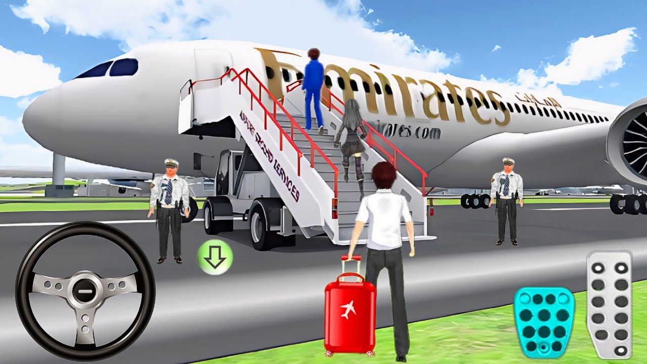 Today I Traveled by Plane in 3D Driving Class New Update - 2026 Android iOS Gameplay - 3D CarGame