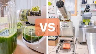 SLOW MASTICATING JUICER VS COLD PRESSED