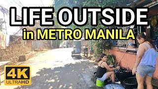 REAL LIFE SCENES OUTSIDE in MANILA | WANDERING WALKS in DOWNTOWN ANTIPOLO CITY Philippines [4K] 🇵🇭