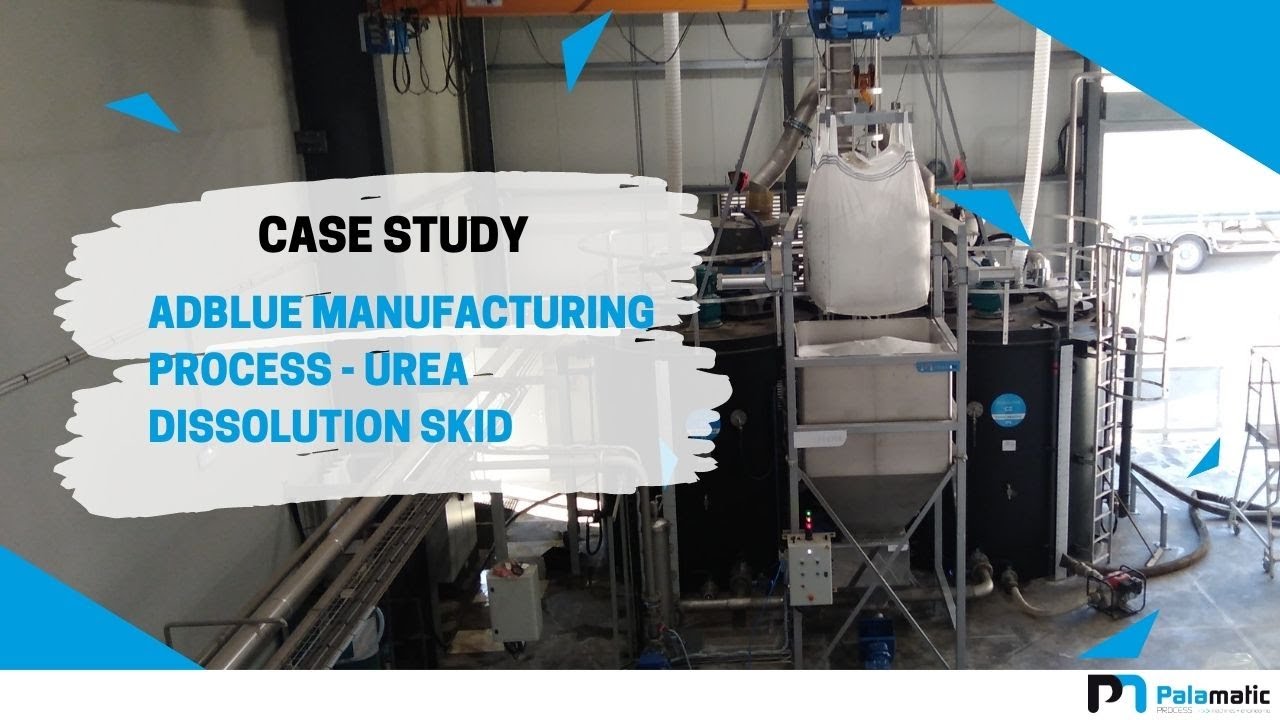 AdBlue manufacturing process - Urea dissolution skid for AdBlue