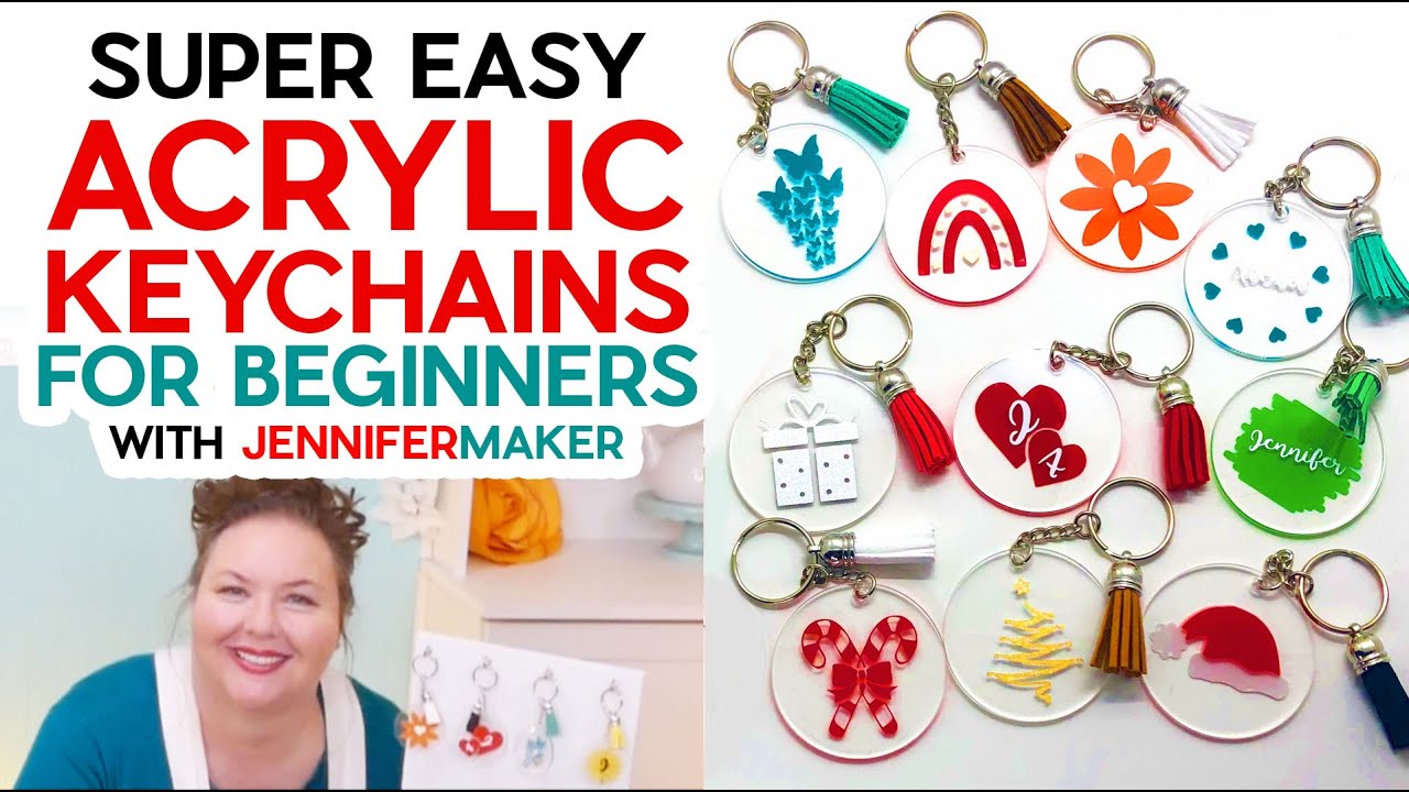 12 Cricut Keychain Ideas For Acrylic & Faux Leather Projects