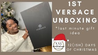 VERSACE VERSACE VERSACE (UNBOXING) || 12 DAYS OF CHRISTMAS || DOUBLEXLUXXE