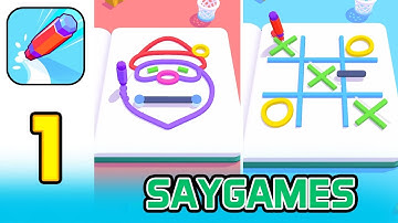 Draw Around - Gameplay Walkthrough Part 1 New Release  (by SayGames) (iOS, Android) Hyper Casual