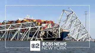 Crews start clearing wreckage of collapsed Francis Scott Key Bridge