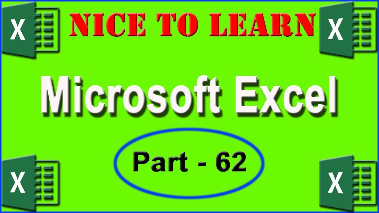 Learn Excel In Tamil YouTube Learn excel in tamil youtube