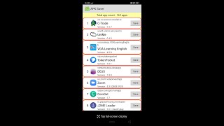 How to the save your APK installed to folder files offline with apk 184kb android screenshot 2