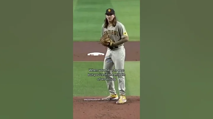 When You have to go pee But you’re in the middle of an inning￼