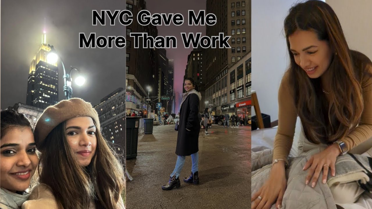NYC Work Trip Vlog | Old Friend Reunion, Winter Walks & Cozy Moments  @namrathagawri 