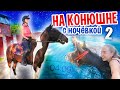 VLOG: 3 ДНЯ на КОНЮШНЕ с НОЧЕВКОЙ ! Купаемся В Речке / Заброшенный Лагерь