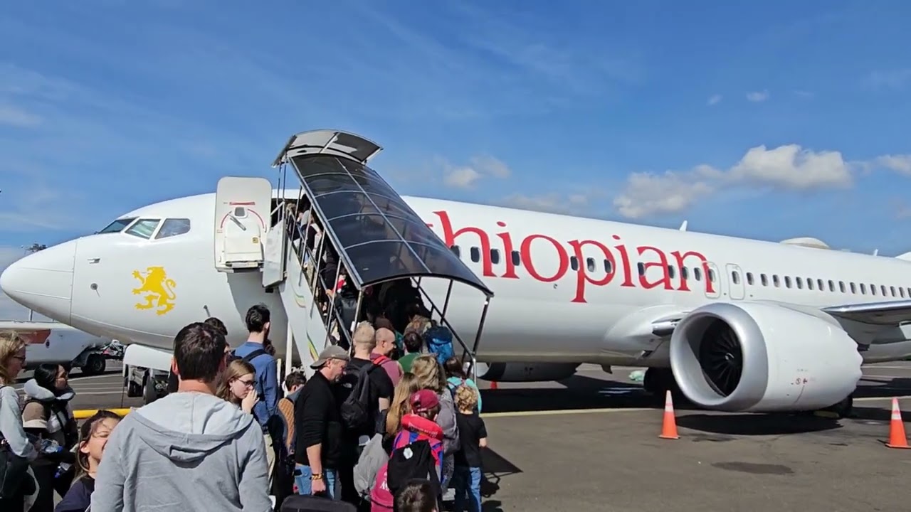 ETHIOPIAN AIRLINES 737 MAX BUSINESS CLASS FROM ADDIS ABABA TO MAHE