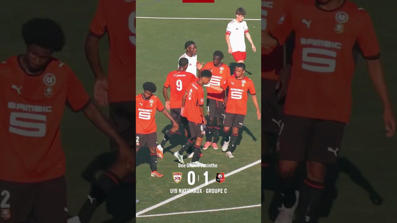 👀 U19 | Victoire 2-0 de nos U19 à Beaucouzé 🫡✅ #shorts #staderennais #srfc