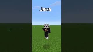 MINECRAFT JAVA VS MINECRAFT BEDROCK  #minecraft #humor #curiosidades