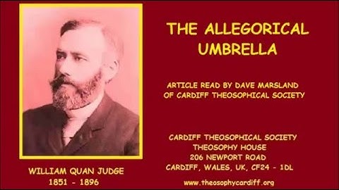 The Allegorical Umbrella by William Quan Judge