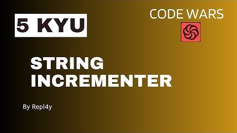 #python : 5 Kyu String Incrementer