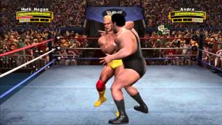 WWE Legends of WrestleMania - WWE Legends of WrestleMania (Xbox 360)) - Hulk Hogan vs Andre the Giant - User video