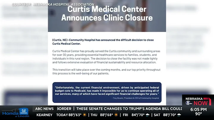 Rural southwest Nebraska clinic closes, blaming expected Medicaid cuts