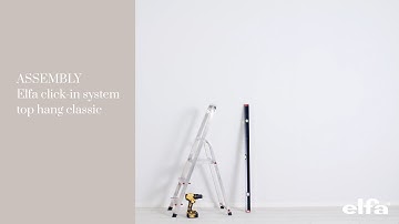 Elfa Assembly Instructions: Elfa Click in system top hang Classic