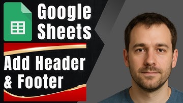 How to Add a Header and Footer in Google Sheets (2025 Printing Guide)