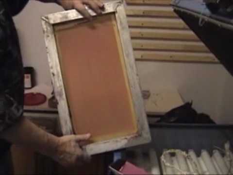screen printing - How it is done - YouTube