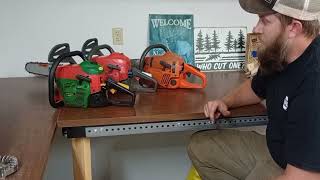 A talk and test about some saws. My ported Efco 152 mutt 2.0 and Brisco ported hot 346xp and 152